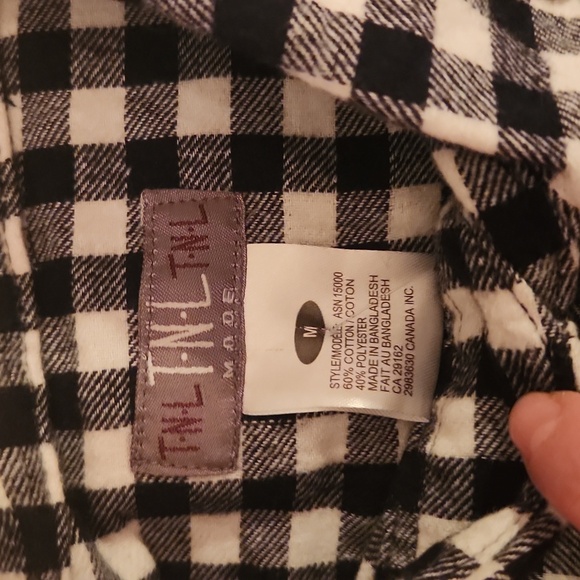 TNL checkered button down - Picture 2 of 3